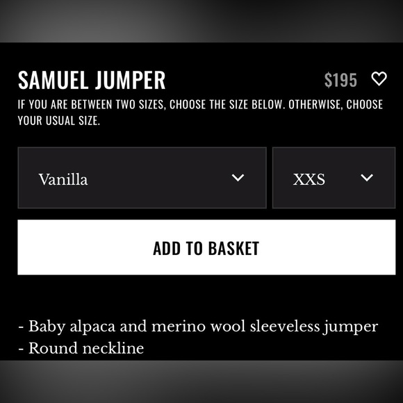 Sézane Samuel Jumper, sleeveless sweaters, XXS, Vanilla - Picture 3 of 15